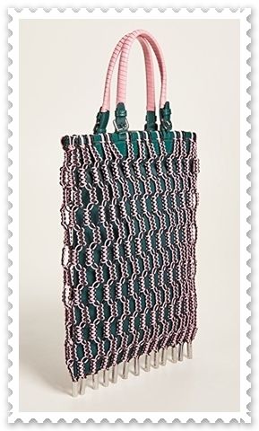 オシャレ人気◇KENZO◇マクラメ Large Flat Tote 【関税送料込 ...