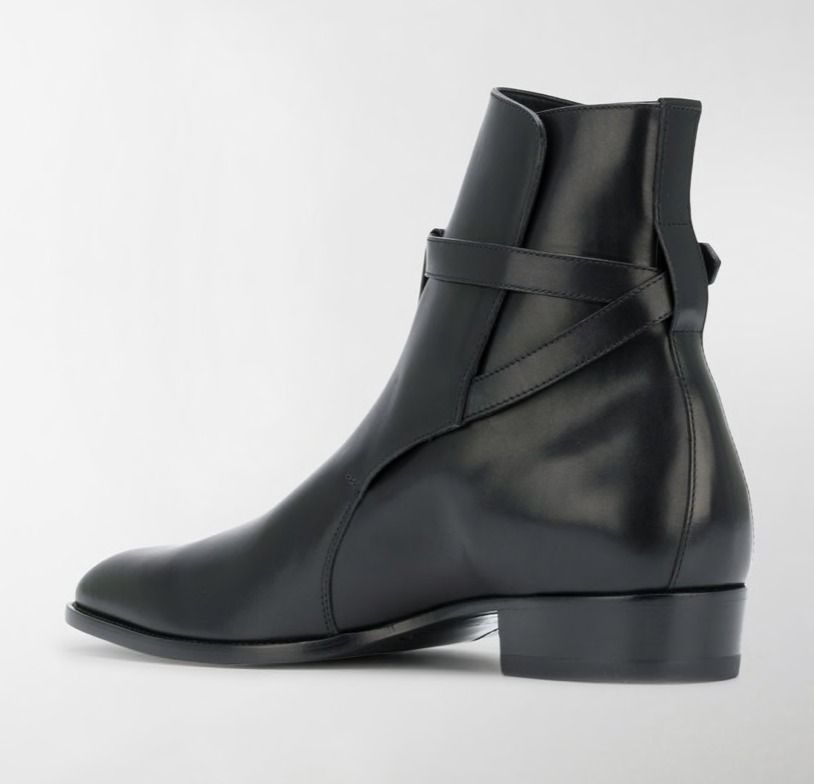 VIP☆関税込み【SAINT LAURENT】ワイアット30ジョッパーブーツ ...