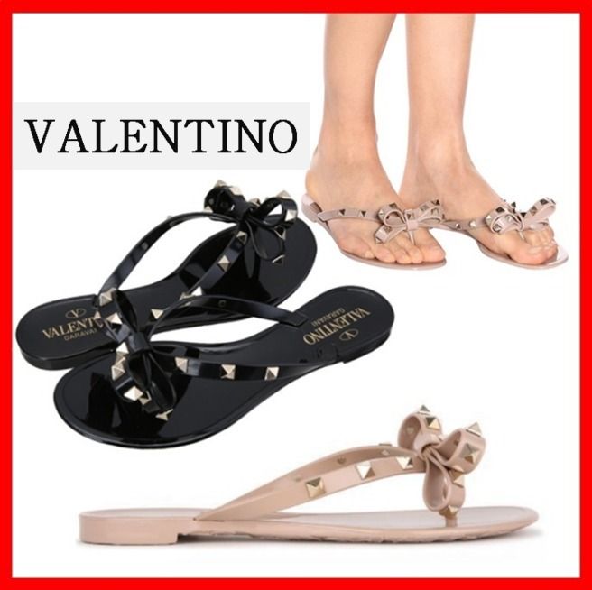 VALENTINO ヴァレンティノ】ロックスタッズビーチサンダル