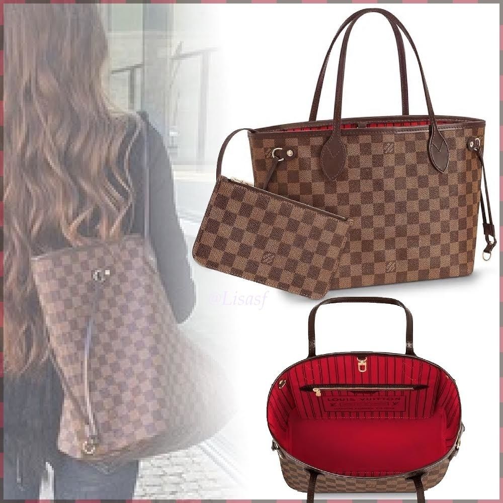 LV☆大人気アイテム♪ネヴァーフル PM〈ダミエ・エベヌ〉 (Louis 正規品/新品 ネヴァーフルPM ハンドバッグ
