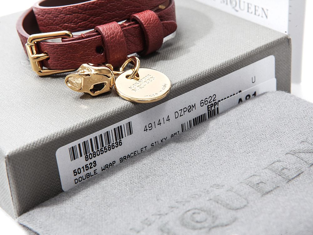 alexander mcqueen ダブルラップブレスレット_491414 DZP0M 6622 alexander mcqueen ダブルラップブレスレット_491414 DZP0M 6622