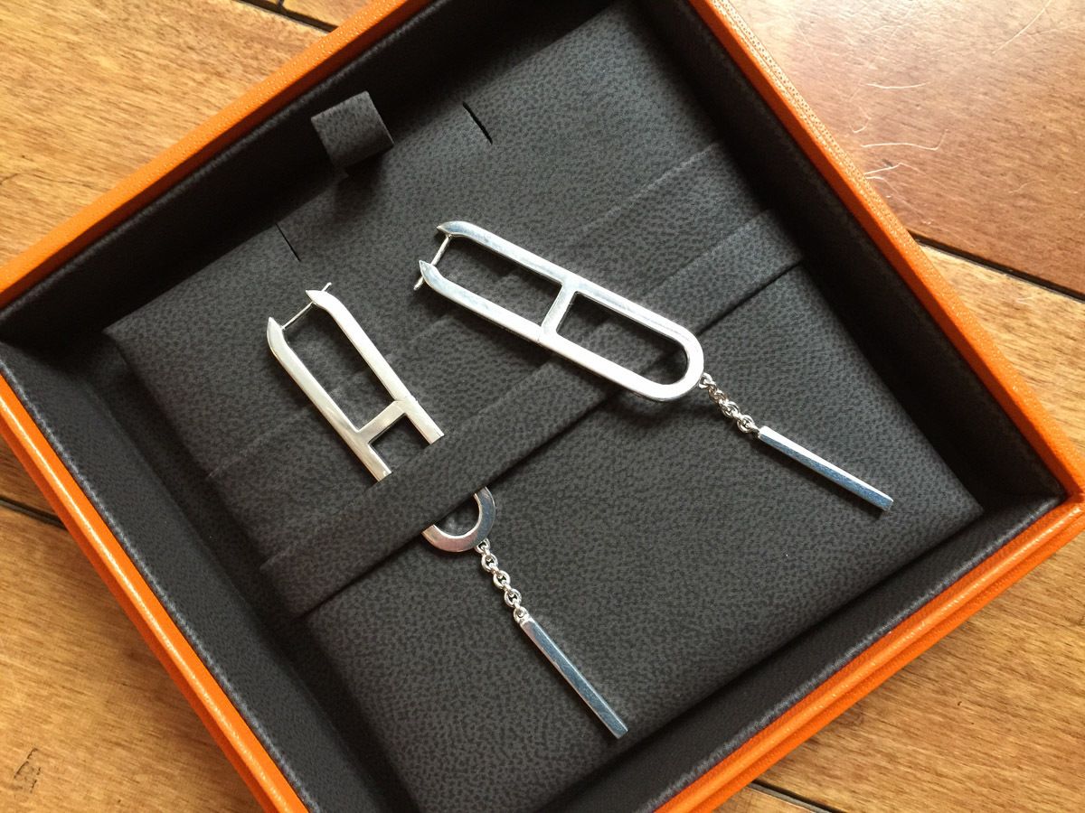 HERMES 新作 Ever Chaine d'Ancre シルバー925ピアス (HERMES/ピアス