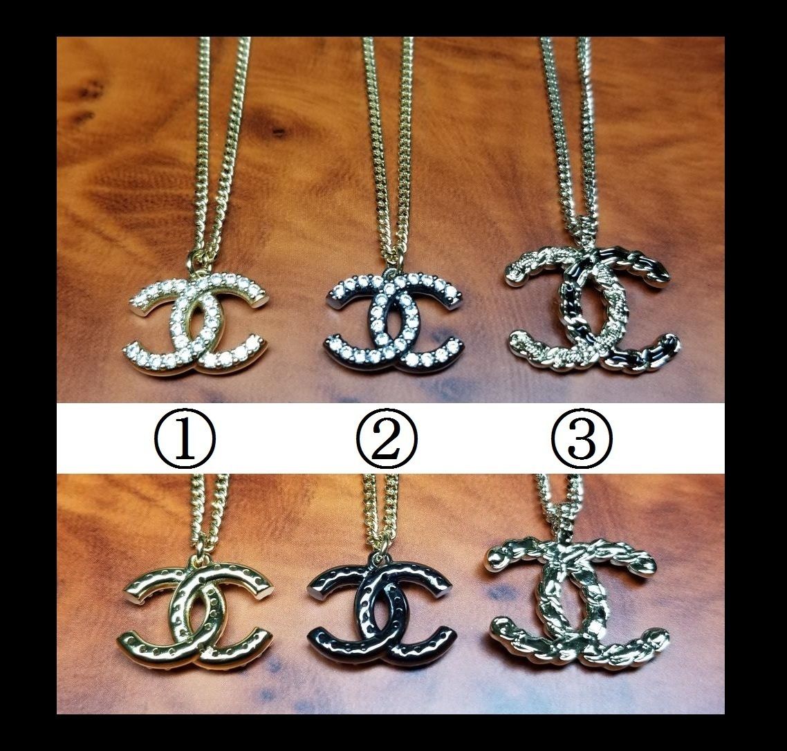 CHANEL GOLD & クリスタル COCO ネックレス CCマーク (CHANEL ...