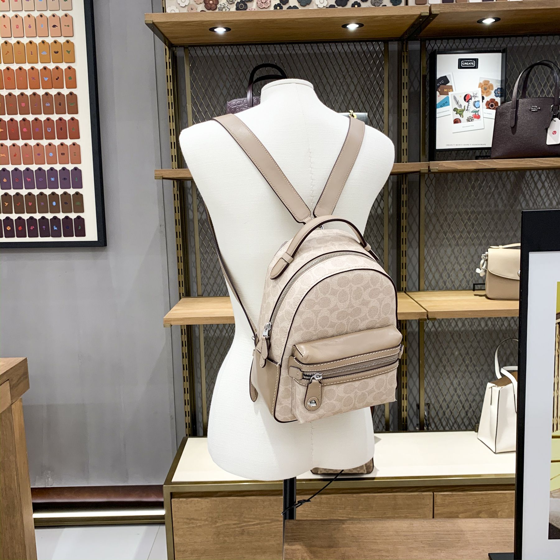大人女性の キャンパス コーチ COACH バックパック 32715 シグネチャー 23 バッグ