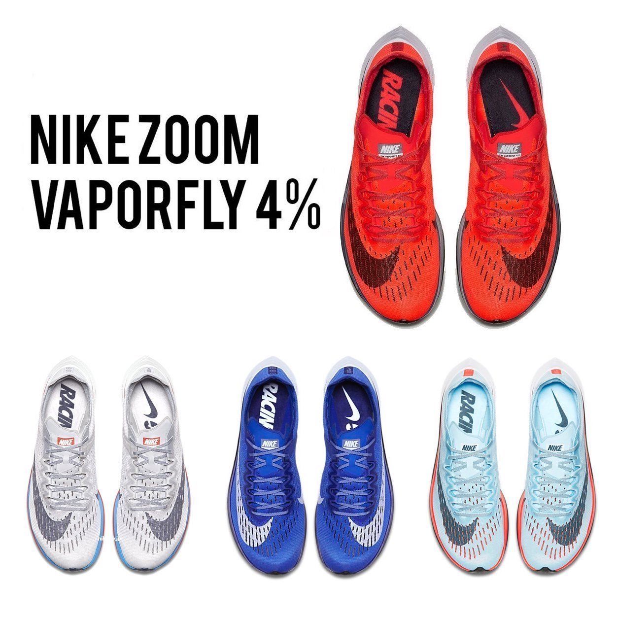 NIKE ZOOM VAPORFLY 4% - ナイキ ズーム ヴェイパーフライ 4% (Nike NIKE ZOOM VAPORFLY 4% - ナイキ ズーム ヴェイパーフライ 4% (Nike