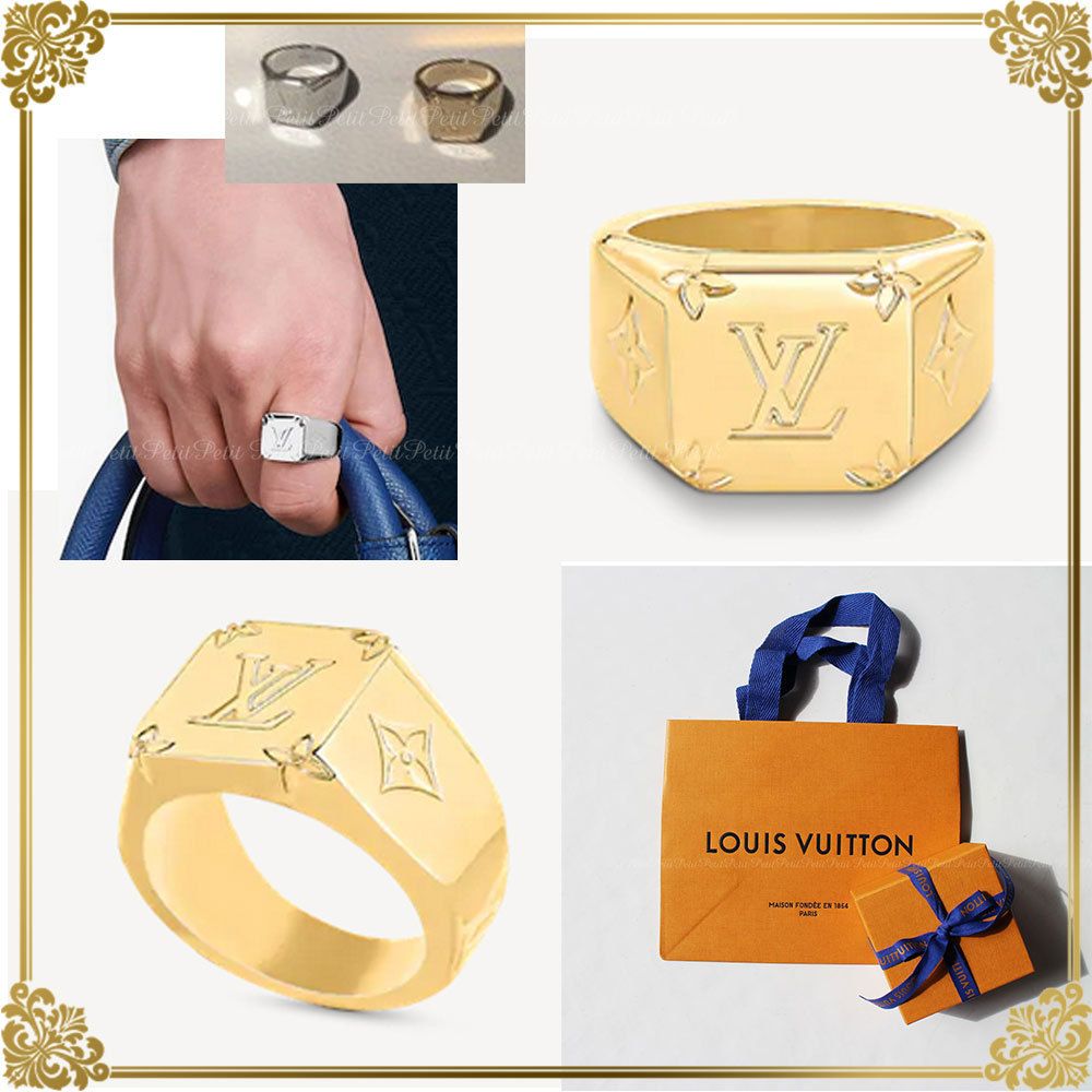 ルイヴィトン Louis Vuitton 指輪 リング シグネットリング