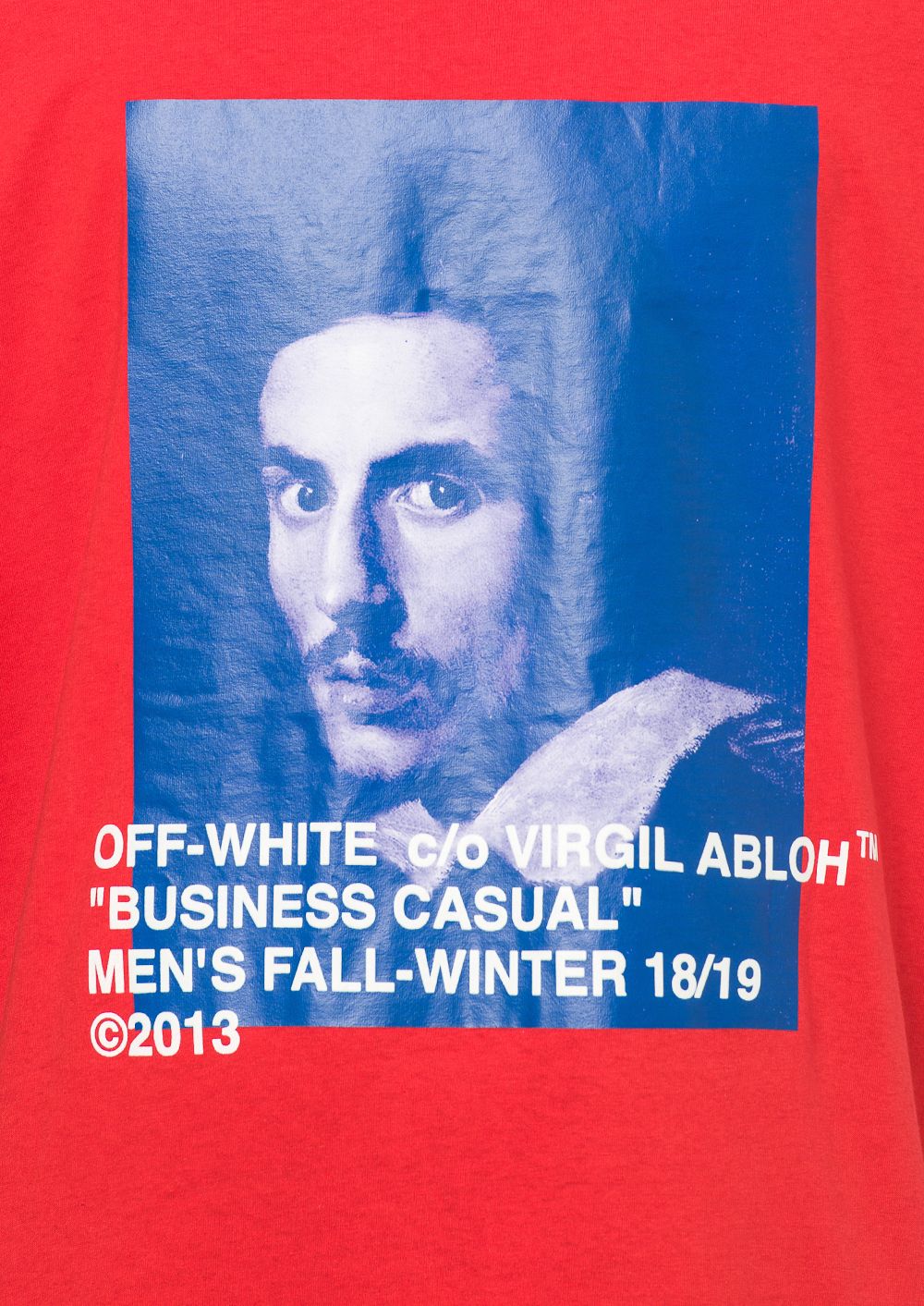 即発 OFF WHITE 18FW BERNINI S/S SPLICED T-SHIRT 即発 OFF WHITE 18FW BERNINI S/S SPLICED T-SHIRT (Off-White/T