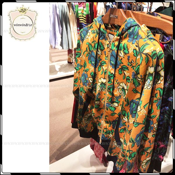 SALE【国内発送】GUCCI◇大人気!キュートな花柄パーカー (GUCCI SALE【国内発送】GUCCI◇大人気!キュートな花柄パーカー (GUCCI