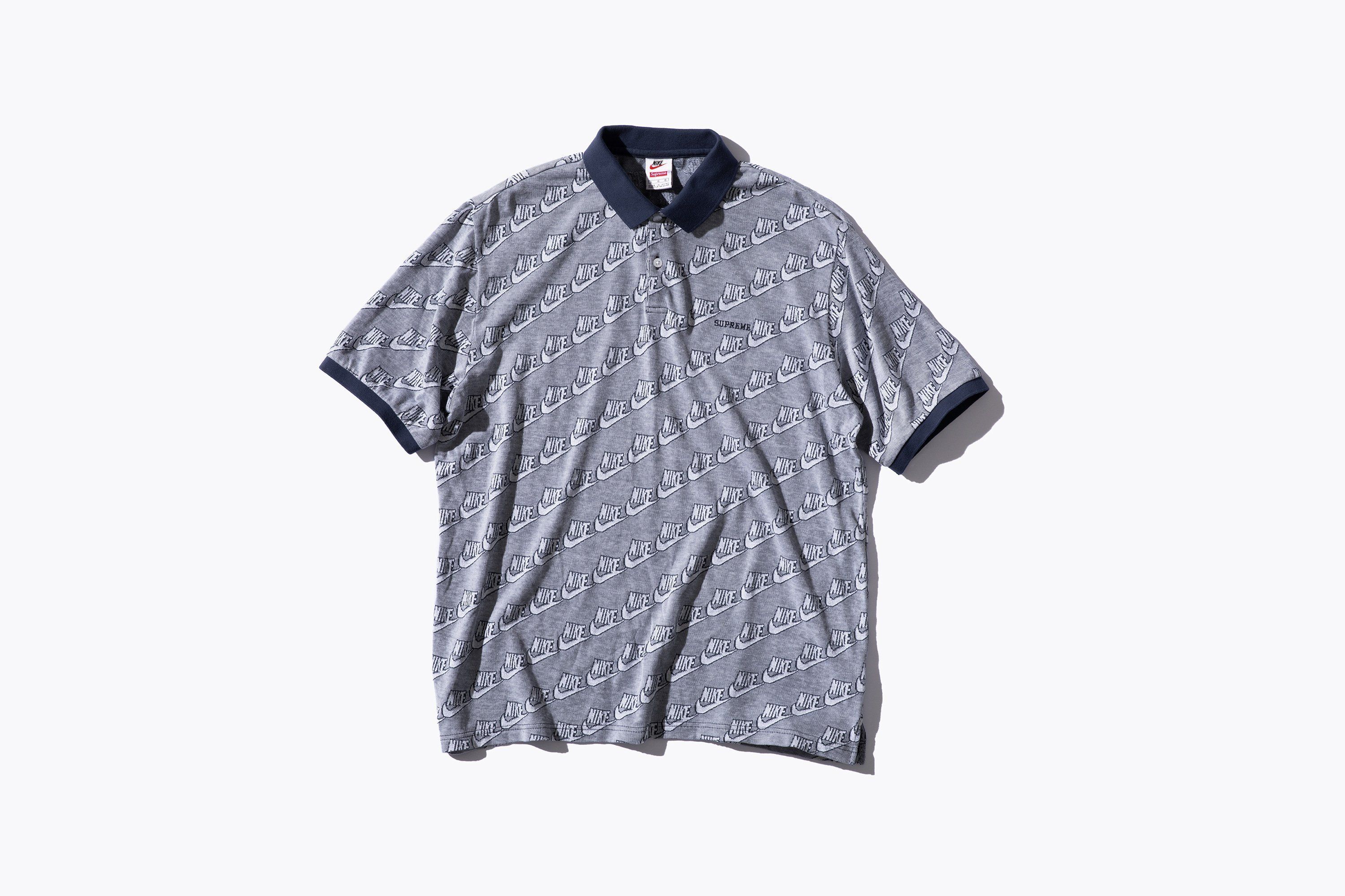 Week6 18AW Supreme x Nike Jacquard Polo S〜XL Week6 18AW Supreme x Nike Jacquard Polo S〜XL