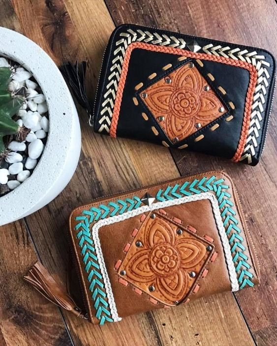 [MAHIYA] 可愛いボヘミアン♪ レザー長財布/Gypset/5色 MAHIYA] 可愛いボヘミアン♪ レザー長財布/Gypset/5色 (MAHIYA