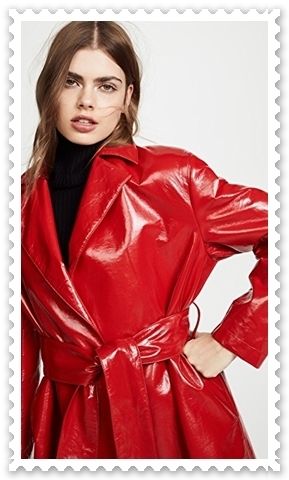 オススメ◇MSGM◇Faux レザー トレンチコート 【関税送料込】 (MSGM オススメ◇MSGM◇Faux レザー トレンチコート 【関税送料込】 (MSGM