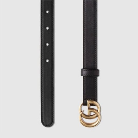 全4色【人気商品】ダブルG バックル☆レザーベルト (GUCCI/ベルト ...