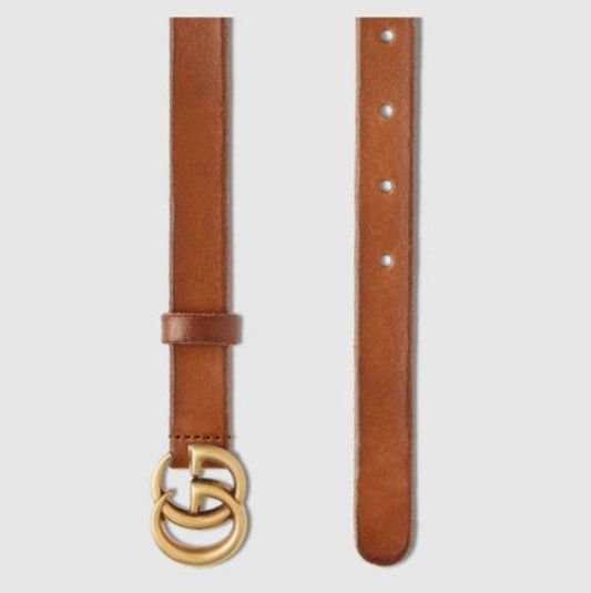 全4色【人気商品】ダブルG バックル☆レザーベルト (GUCCI/ベルト ...
