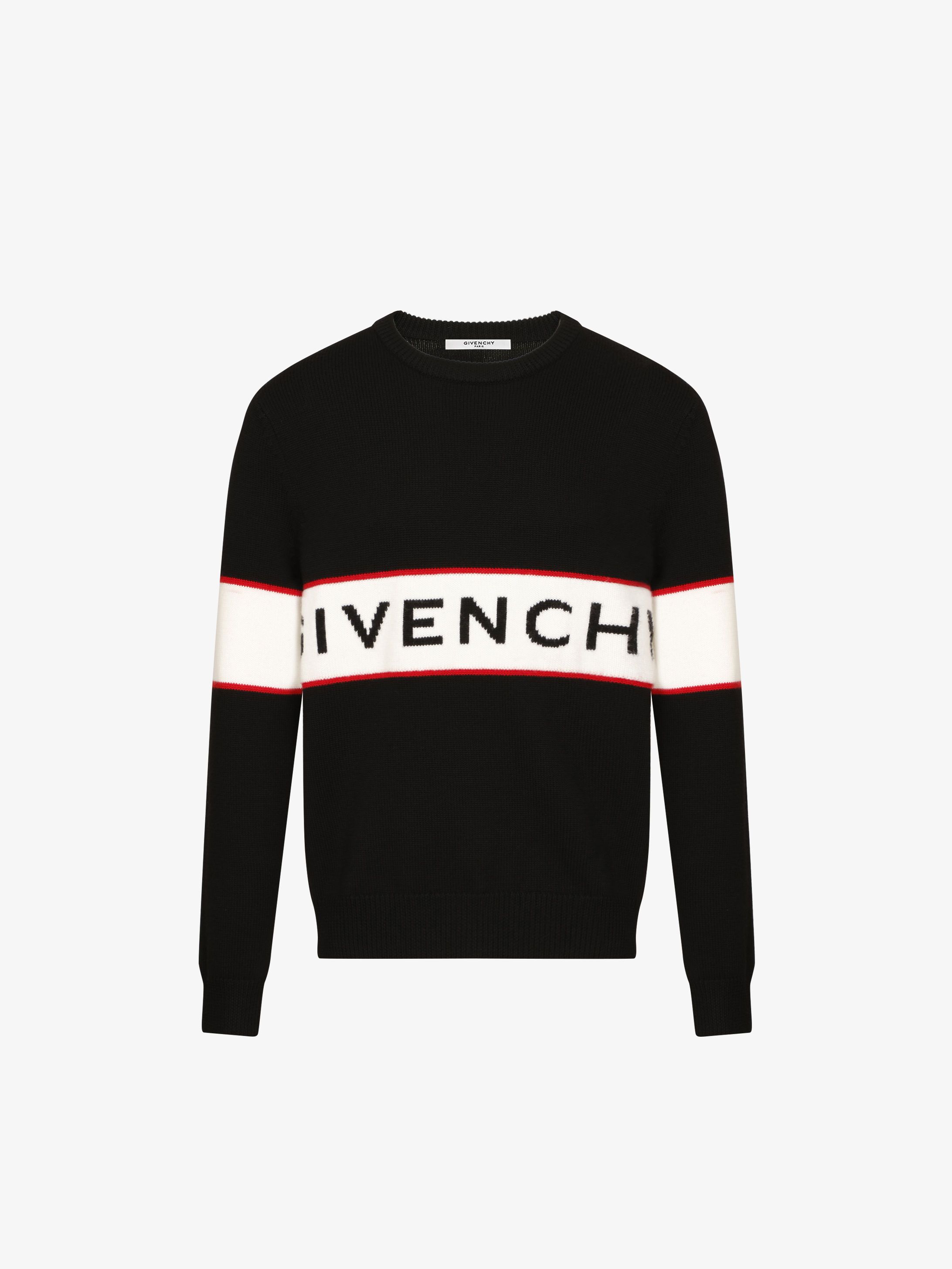 GIVENCHY】2018AW*GIVENCHYロゴ編み バンド ヘビーセーター (GIVENCHY GIVENCHY】2018AW*GIVENCHYロゴ編み バンド ヘビーセーター (GIVENCHY