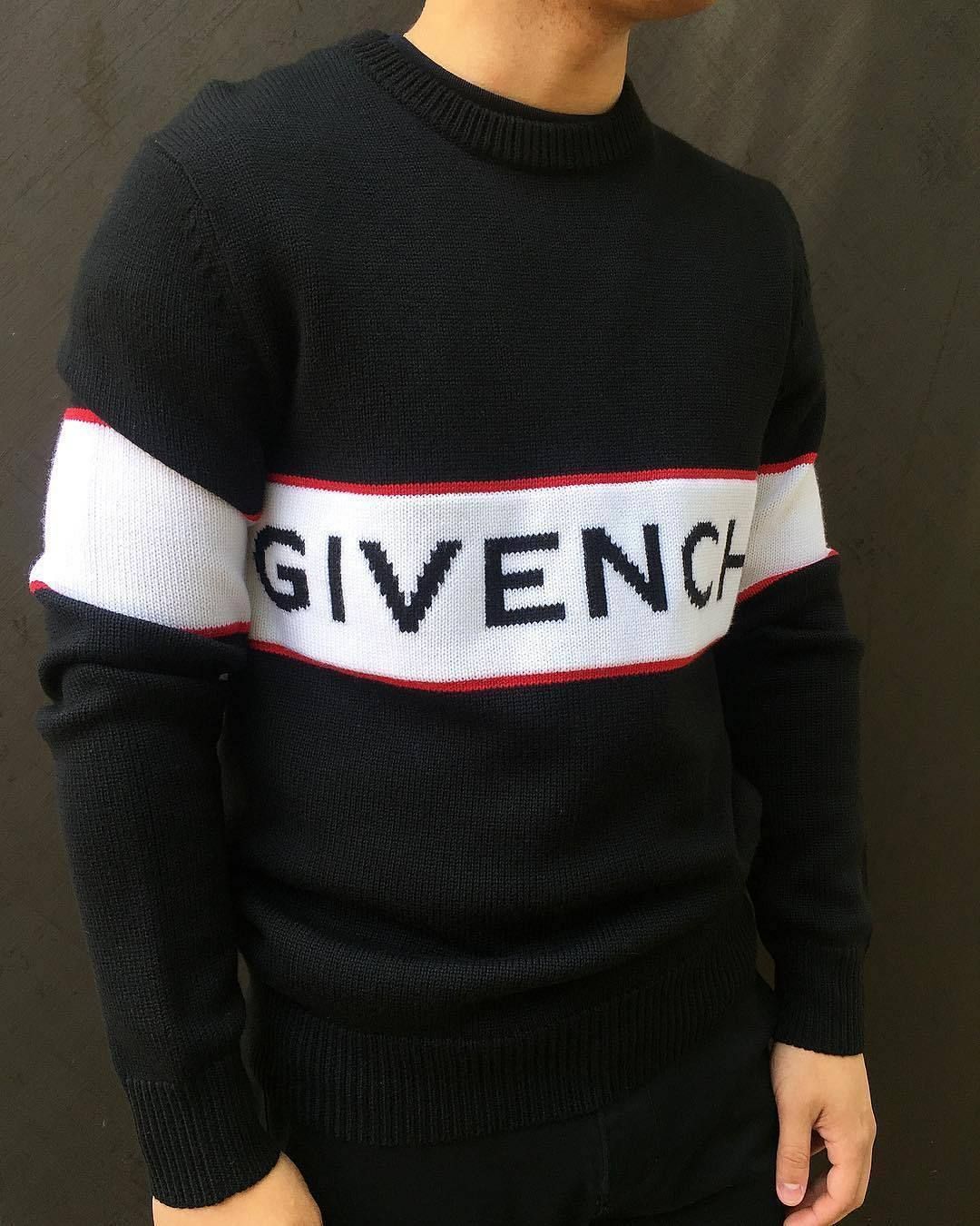 GIVENCHY】2018AW*GIVENCHYロゴ編み バンド ヘビーセーター (GIVENCHY GIVENCHY】2018AW*GIVENCHYロゴ編み バンド ヘビーセーター (GIVENCHY