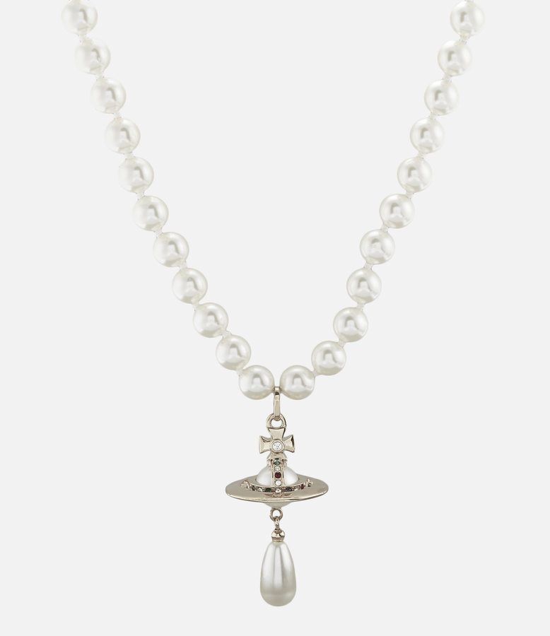 新作☆Vivienne Westwood☆一連パールの豪華なネックレス/2色