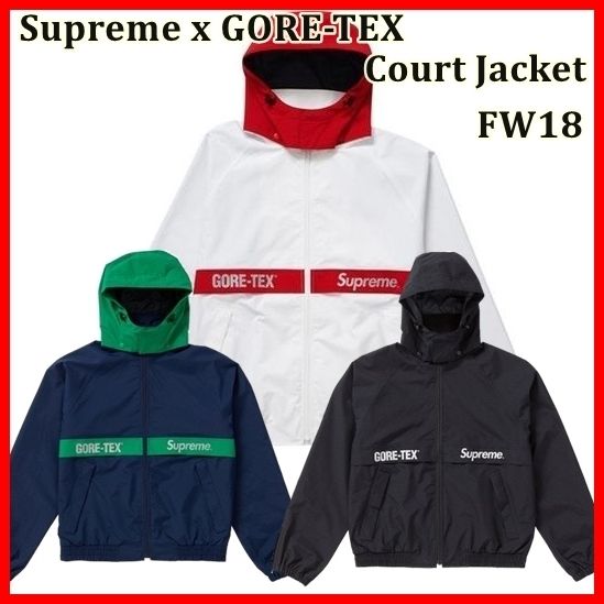 Supreme GORE-TEX Court Jacket AW 18 WEEK 8 GORETEX (Supreme