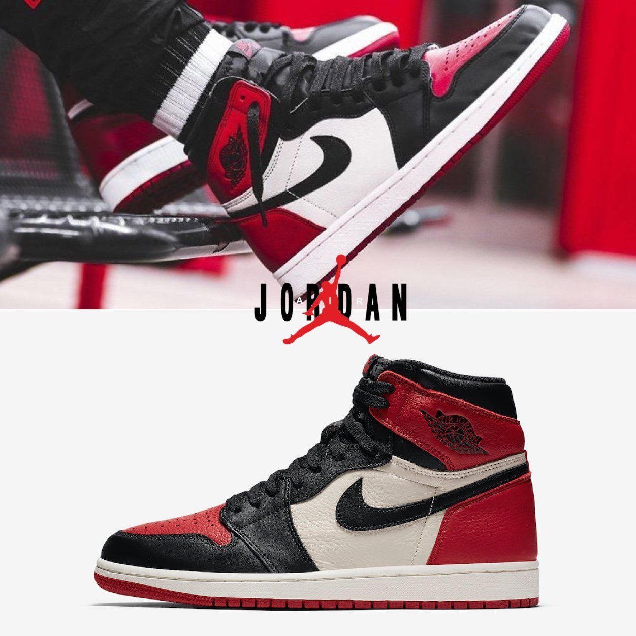 AIR JORDAN 1 BRED TOE ナイキ エアジョーダン1 レトロOG