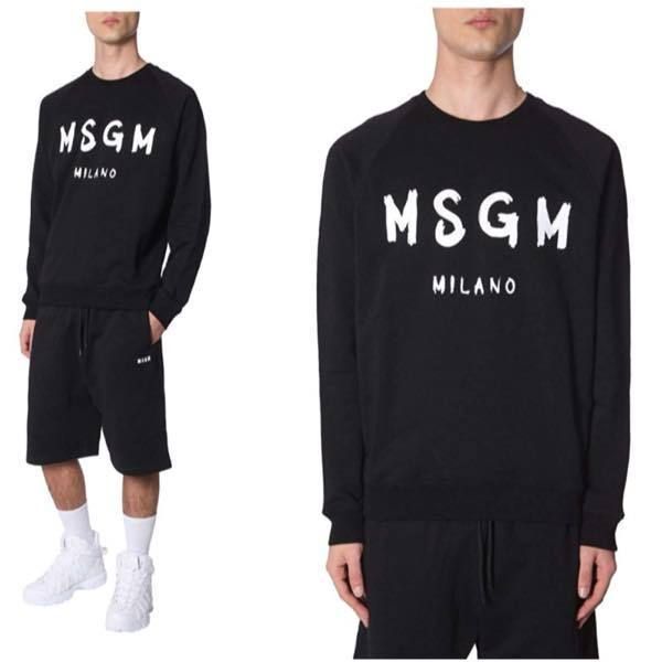 関税込】人気□MSGM エムエスジーエム□ロゴ スウェットシャツ (MSGM