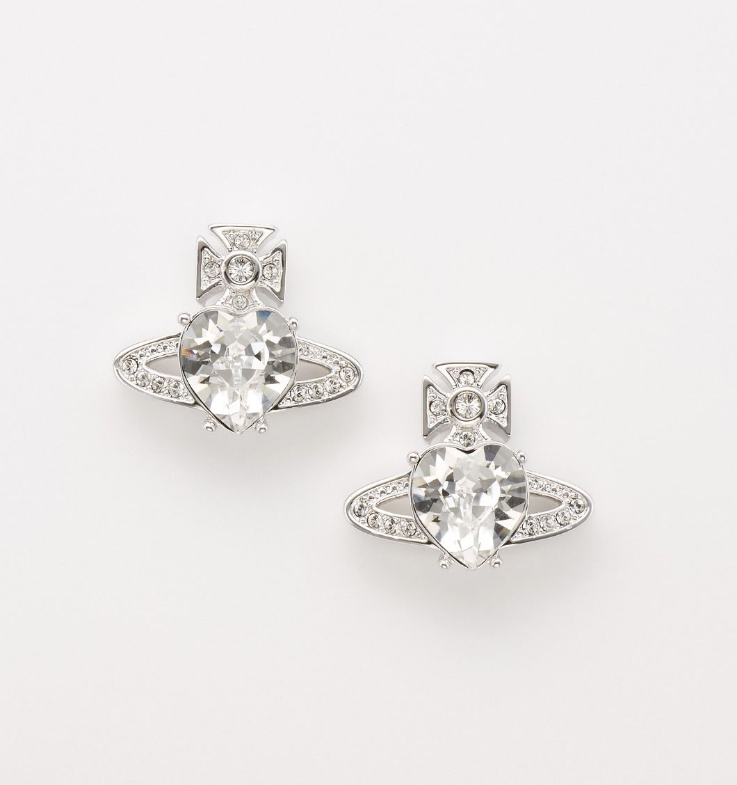 【気質アップ】 新作☆vivienne westwood☆ARIELLAハートオーブピアス/4色より アクセサリー