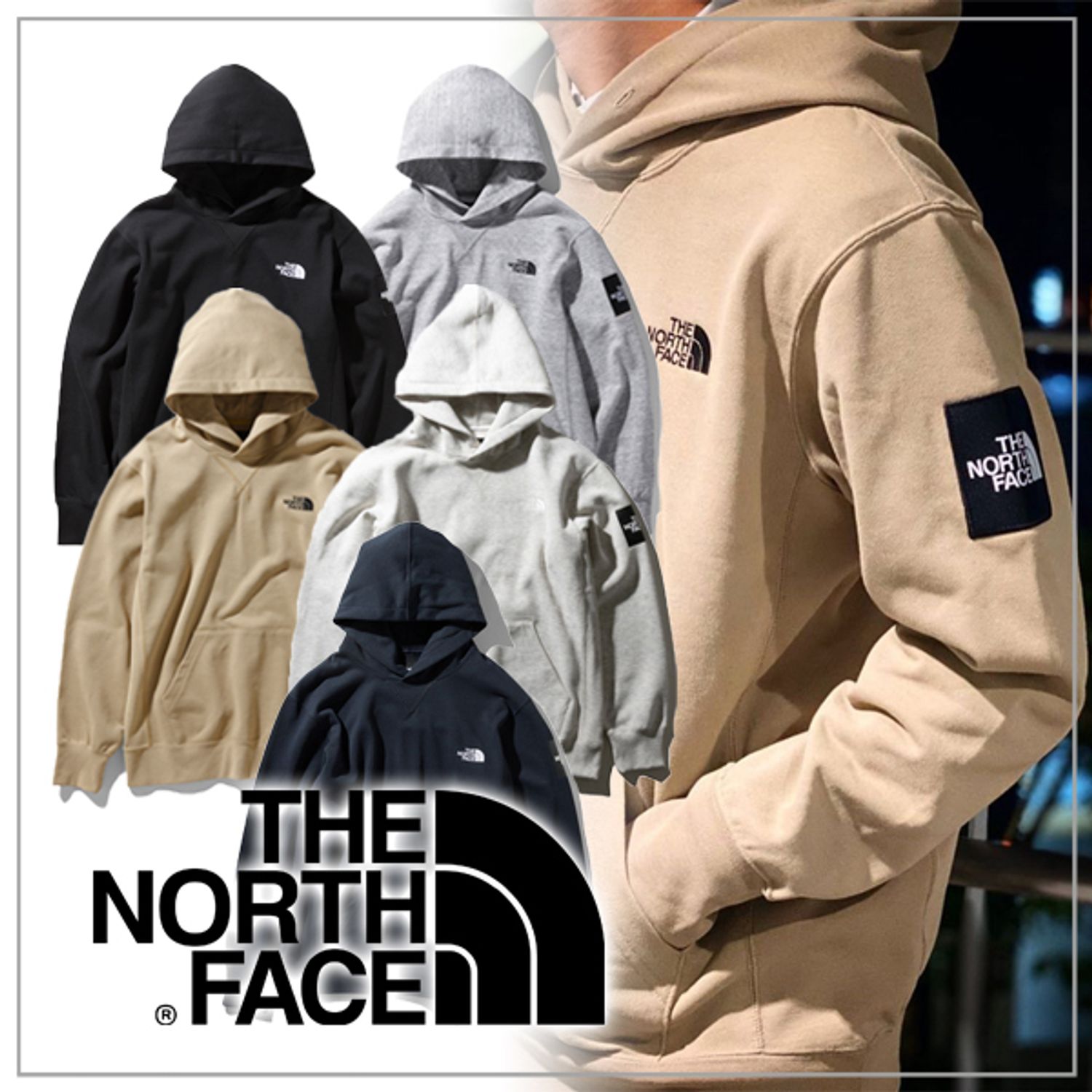 The North Face Square Logo Hoodie スクエアロゴフーディー The North Face パーカー フーディ Buyma