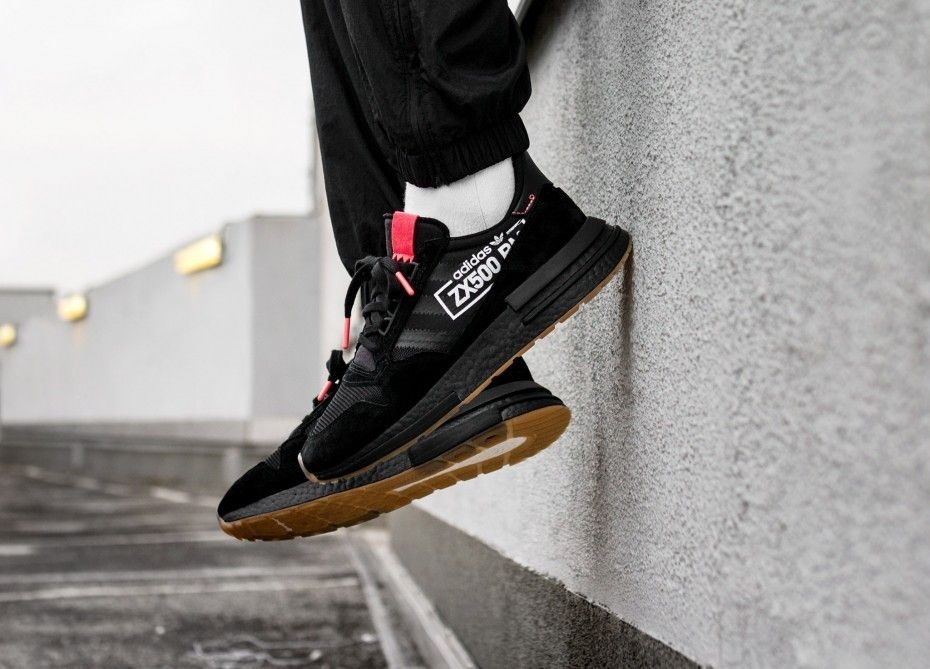 ☆adidas originals☆ZX 500.RM.'ALPHATYPE'☆コアブラック☆ (adidas/スニーカー) BB7443【BUYMA】
