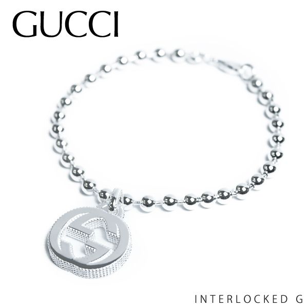 GUCCI』ボールチェーン インターロッキングGブレスレット (GUCCI ...