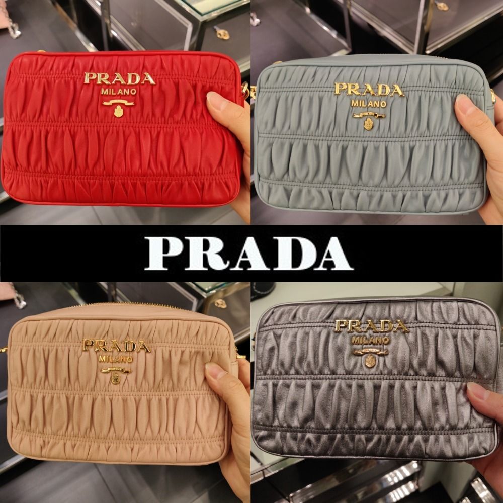 PRADA☆国内発送** ナッパゴーフル 2WAYチェーンバッグ (PRADA ...