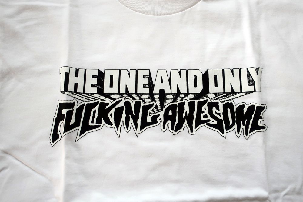未発売?Fucking Awesome One And Only Tee TシャツJason Dill白 未発売?Fucking Awesome One And Only Tee TシャツJason Dill白