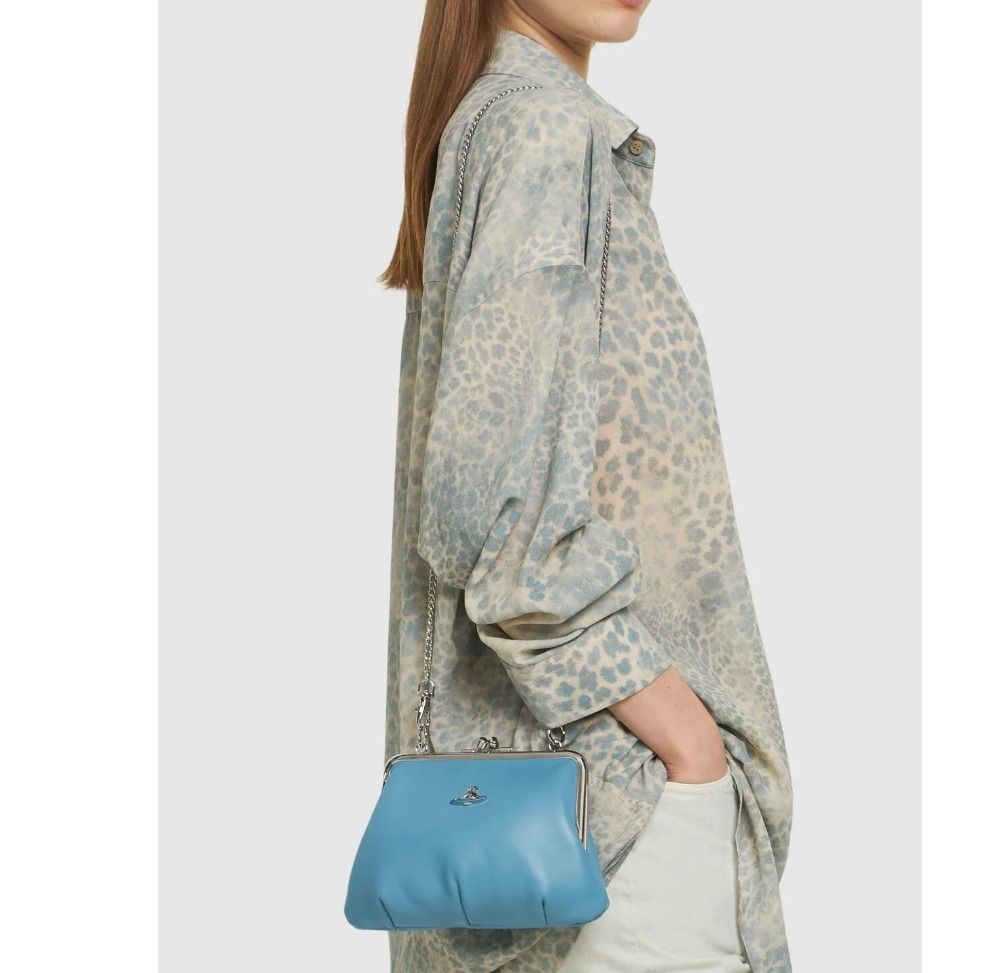 【激安アウトレット!】 UK発☆Vivienne Westwood☆がま口 レザー ミニショルダー EMMA バッグ