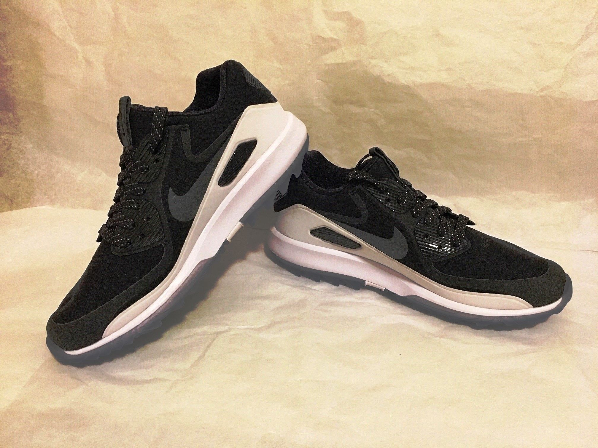 日本未販売エアーズーム 90ITメンズゴルフシューズ ブラック (Nike 日本未販売エアーズーム 90ITメンズゴルフシューズ ブラック (Nike