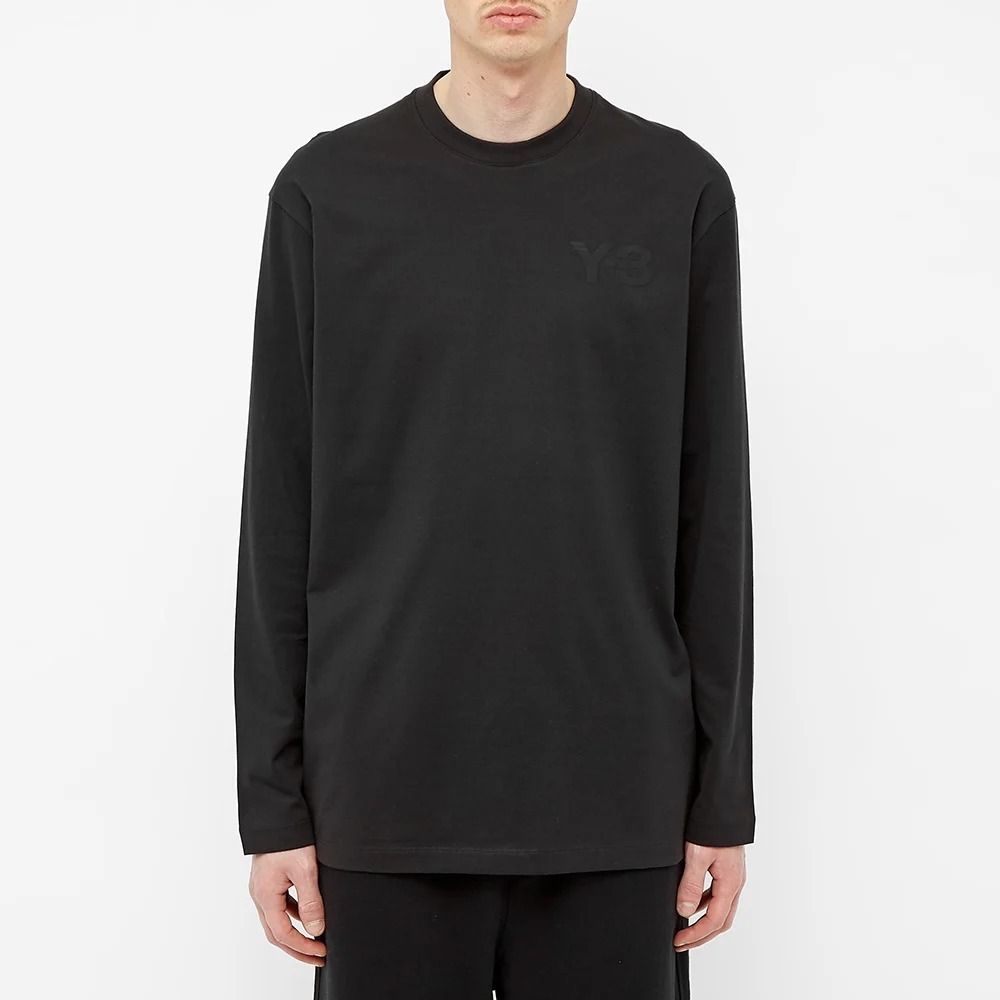 大人気！Y-3 YOHJI YAMAMOTOY-3ロゴ ロングＴシャツ