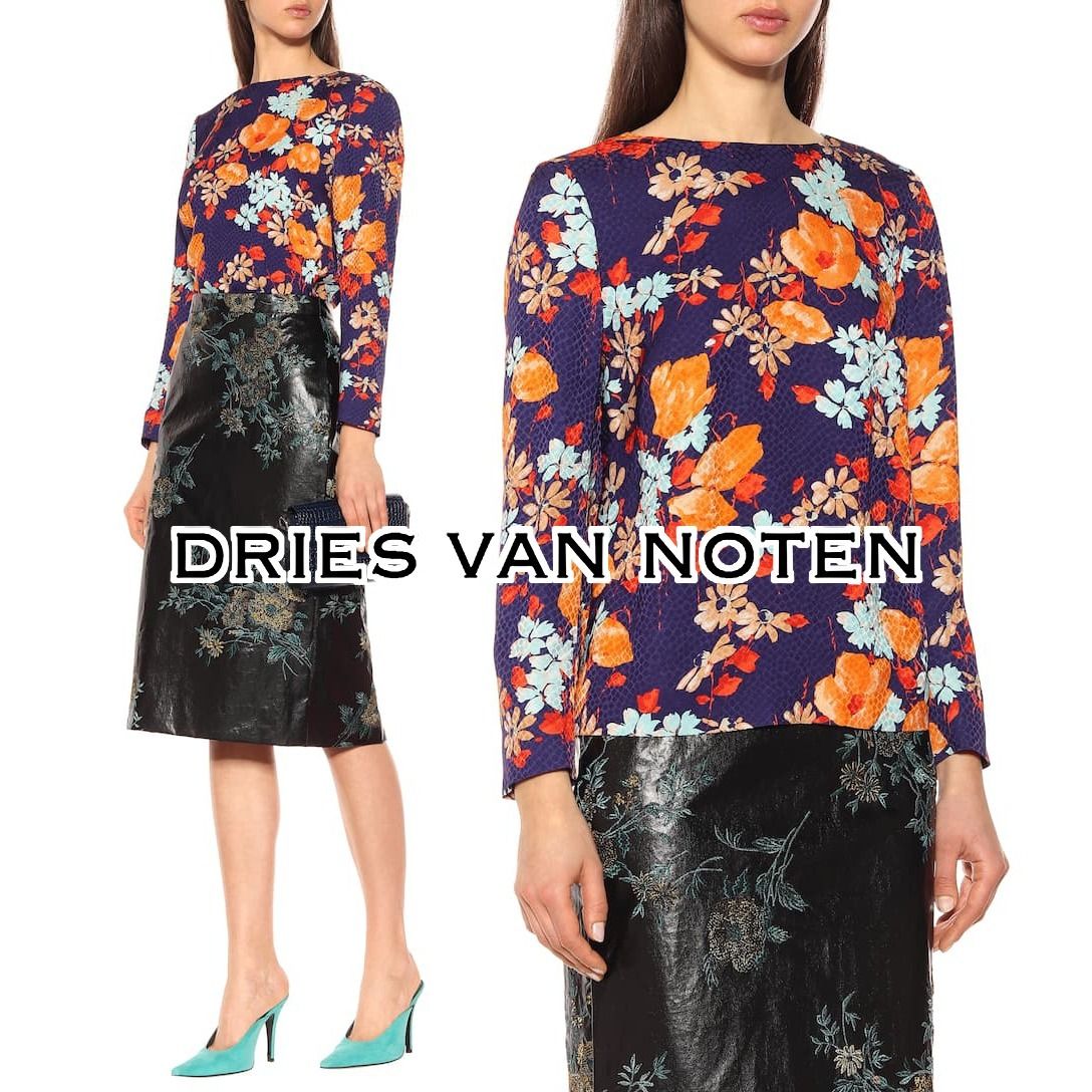 国内発送】 ドリスヴァンノッテン プリントトップス (Dries Van Noten
