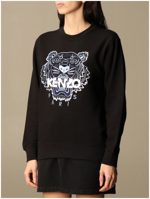 タイガー KENZO - KENZO ケンゾー Tiger タイガー 刺繍トレーナーの 【30%OFF】 KENZO ケンゾー 刺繍トレーナー トレーナー/スウェット