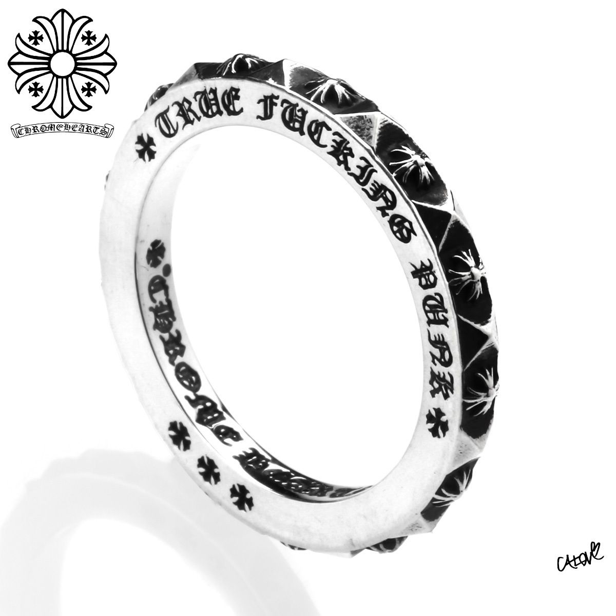 クロムハーツ TFP ビッグパンクリング 100%正規品 確実正規品 CHROME HEARTS TFPプラスパンクリング リング