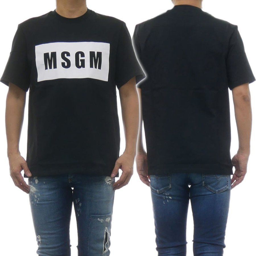 国内在庫即納MSGM メンズ ロゴTシャツ2640MM67 (MSGM/Tシャツ 国内在庫即納MSGM メンズ ロゴTシャツ2640MM67 (MSGM/Tシャツ