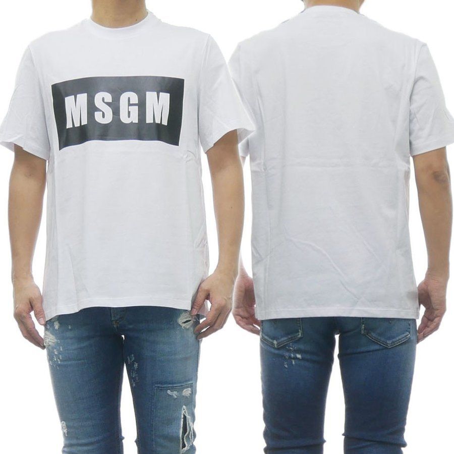 国内在庫即納MSGM メンズ ロゴTシャツ2640MM67 (MSGM/Tシャツ 国内在庫即納MSGM メンズ ロゴTシャツ2640MM67 (MSGM/Tシャツ