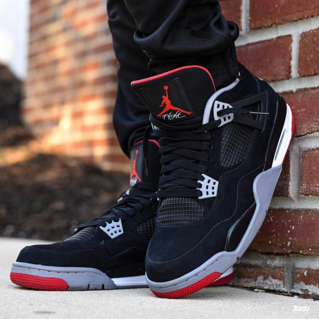 2019SS復刻版 Nike Air Jordan 4 Retro OG “Bred” (Nike/スニーカー 神戸 ナイキ エアジョーダン4 G 【BRED】27.5cm スニーカー