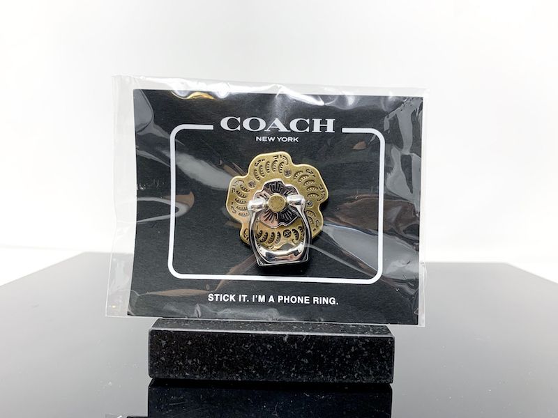 【COACHブティック】●超CUTE!●お花 バンカーリング 67407 COACHブティック】○超CUTE!○お花 バンカーリング 67407 (Coach