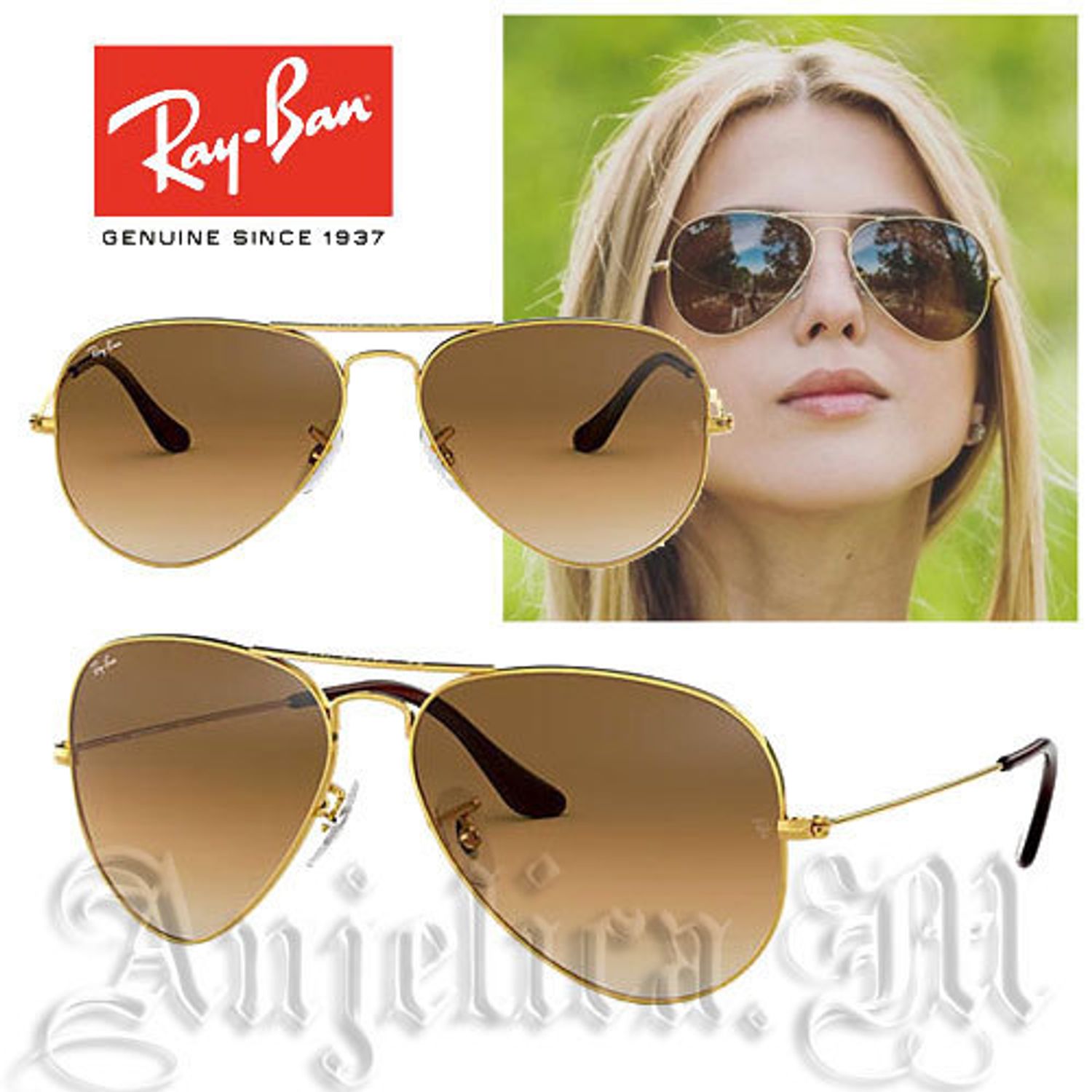 大人気 レイバン Ray Ban アビエーターグラディエントゴールド Ray Ban サングラス Rb3025 001 51 58 14 Buyma