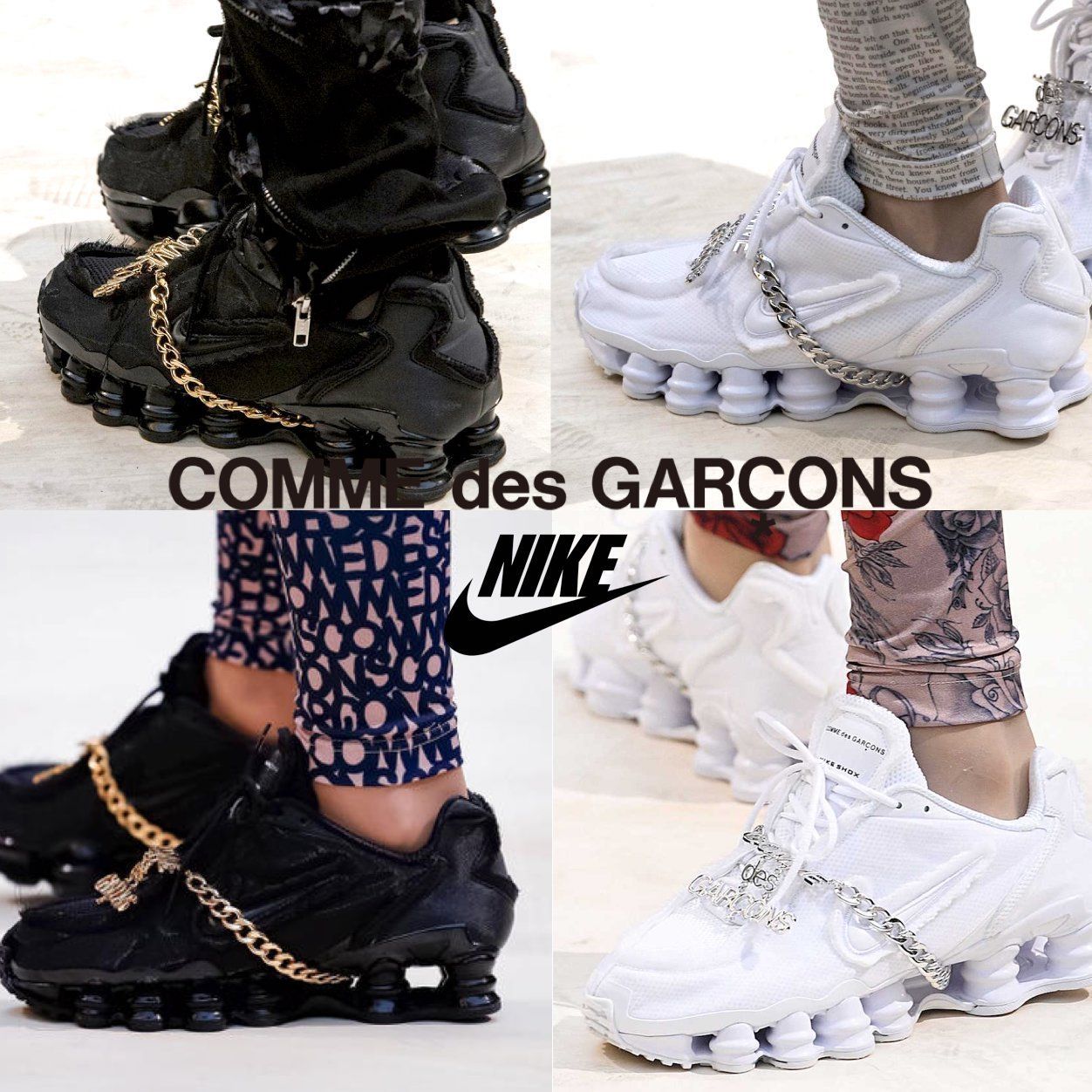 COMME des GARCONS × NIKE SHOX - ナイキ・ショックス (Nike