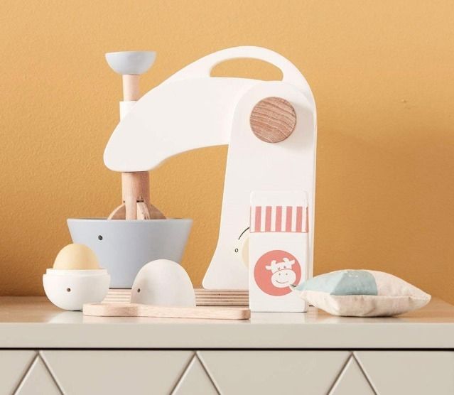 ☆Kid's Concept☆可愛い木製フードミキサーセット おままごと