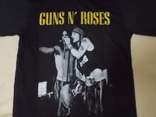 【ガンズ アンド ローゼス】新品 GunsN' Roses アクセル Tシャツ