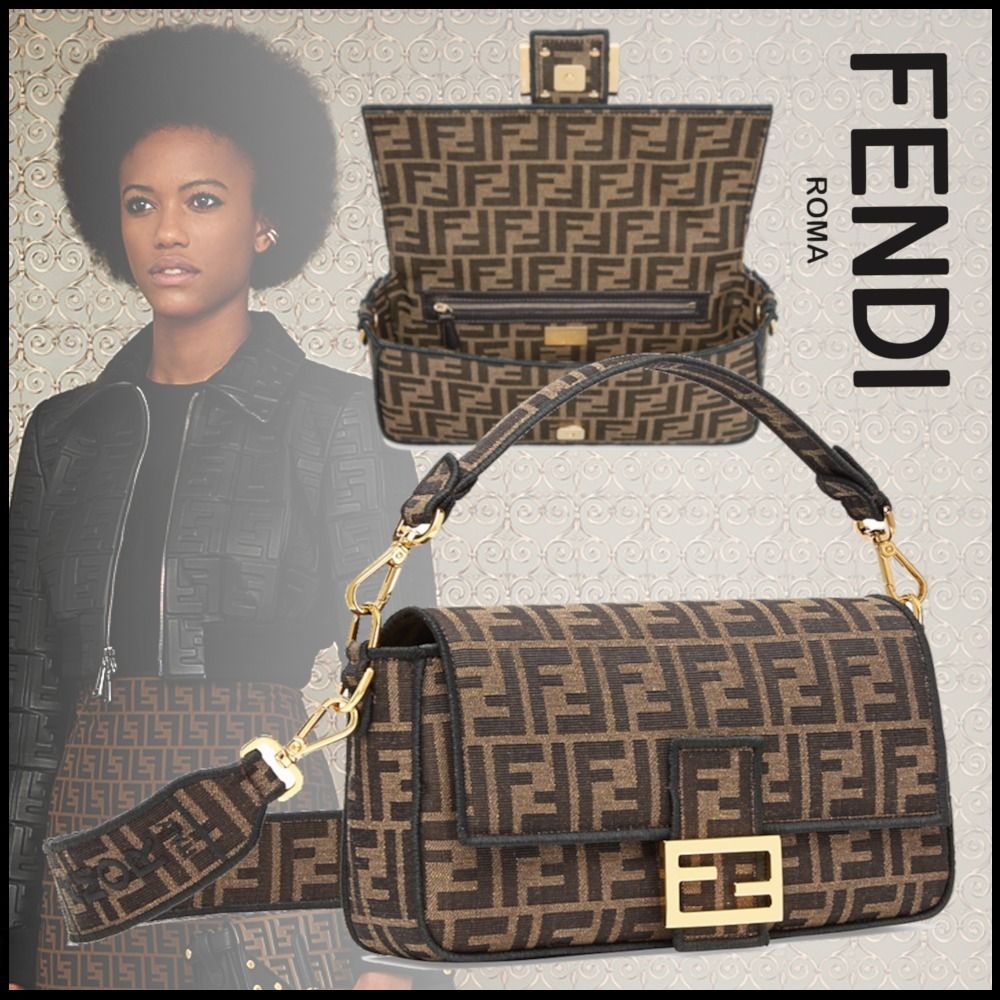 FENDI フェンディ BAGUETTE FFモノグラム 2WAY ショルダーバッグ FENDI フェンディ BAGUETTE FFモノグラム 2WAY ショルダーバッグ