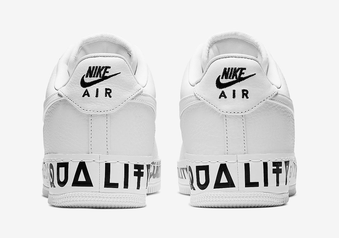 スニーカー Nike Air Force 1 Low Equality Nike Air Force 1 Low CMFT Equality Black History Month (2018