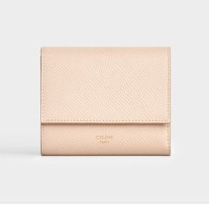 CELINE】スモールトリフォールドウォレット(ぺブル) (CELINE ...