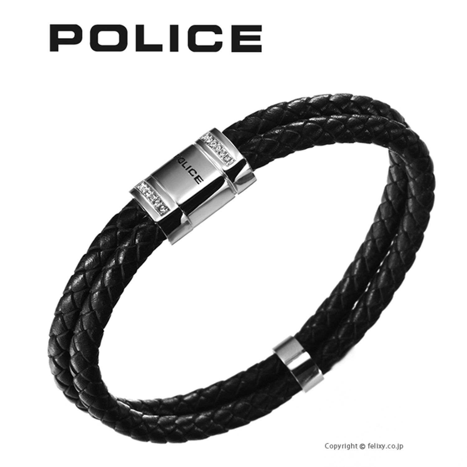 ポリス ブレスレット Police メンズ Roadster blb01 Police ブレスレット blb01 Buyma