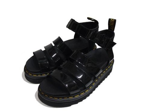 Dr Martens★BLAIRE PATENT★エナメル★ジギーソール ストラップ ☆関税込☆Dr Martens☆BLAIRE PATENT☆ストラップサンダル