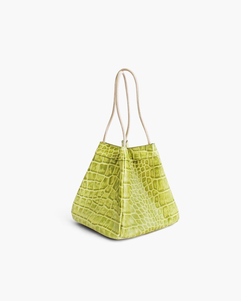 レジーナピョウ Rita croc-effect leather bucket bag レジーナピョウ Rita croc-effect leather bucket bag