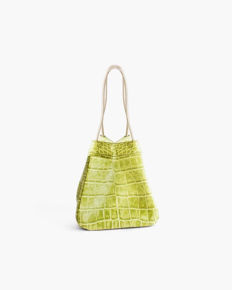レジーナピョウ Rita croc-effect leather bucket bag レジーナピョウ Rita croc-effect leather bucket bag